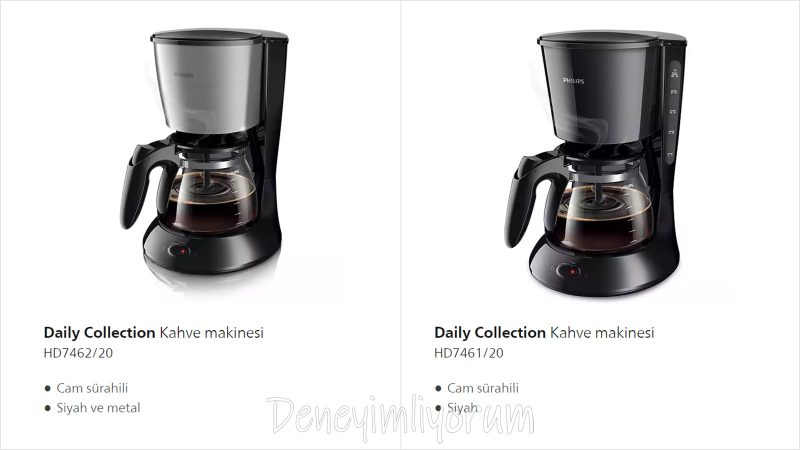 Philips Daily Collection serisi  Filtre Kahve Makineleri